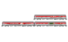 Arnold HN4473 - N - 3-tlg. Set Personenwagen Train de Noël 2010, SNCF, Ep. VI